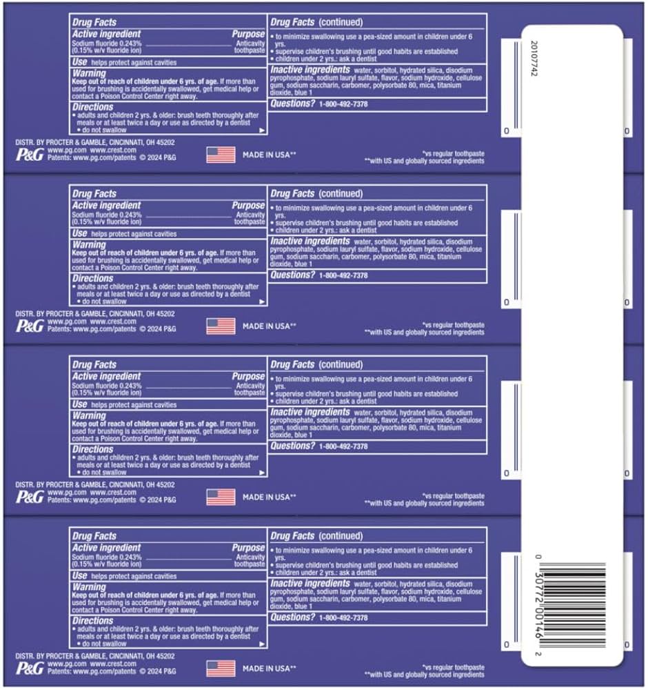 Crest 3D White Advanced Toothpaste
